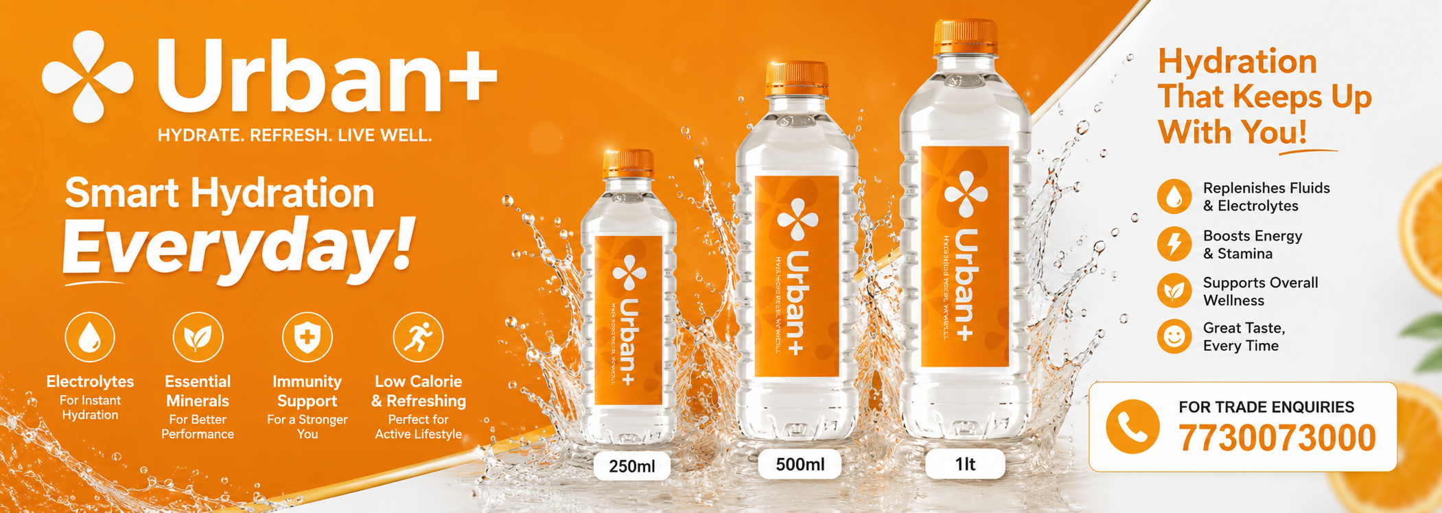 Urban+ Packed Drinking Water
