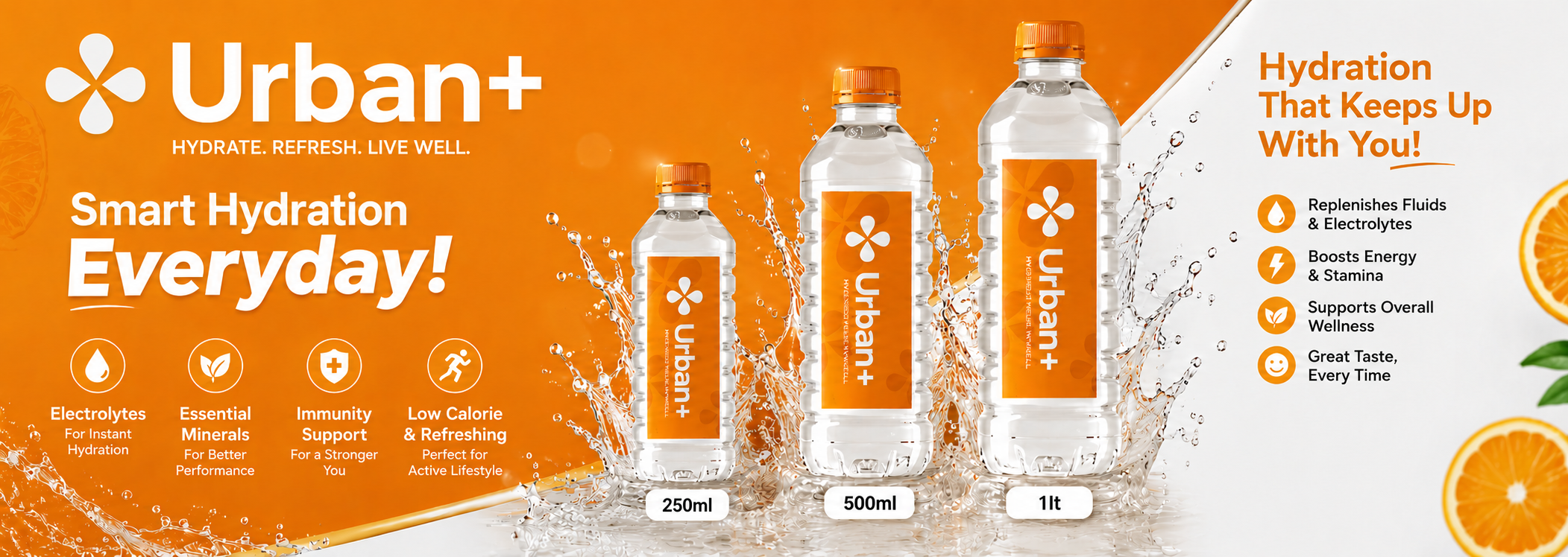 Urban+ Packed Drinking Water